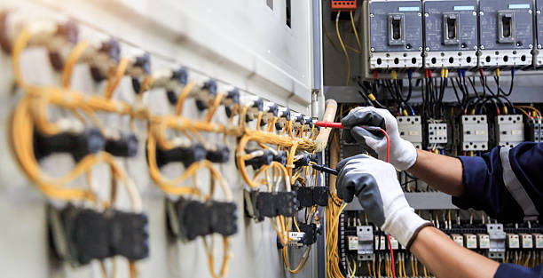 Professional Electrician technician working in Pendleton, IN